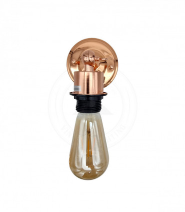 Vintage Industrial Rose Gold Retro Wall light Sturdy Metal Lamp Shade Lights Classic Style Electroplated Finish E27 lamp