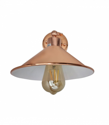 Vintage Industrial Rose Gold Retro Wall light Sturdy Metal Lamp Shade Lights Classic Style Electroplated Finish E27 lamp