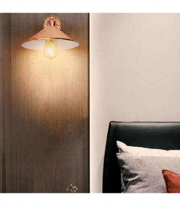 Vintage Industrial Rose Gold Retro Wall light Sturdy Metal Lamp Shade Lights Classic Style Electroplated Finish E27 lamp