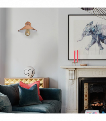 Vintage Industrial Rose Gold Retro Wall light Sturdy Metal Lamp Shade Lights Classic Style Electroplated Finish E27 lamp