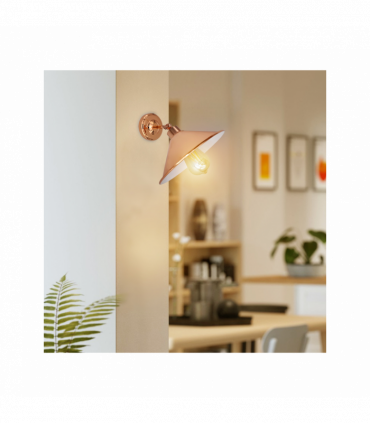 Vintage Industrial Rose Gold Retro Wall light Sturdy Metal Lamp Shade Lights Classic Style Electroplated Finish E27 lamp