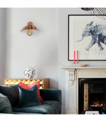 Vintage Industrial Rose Gold Retro Wall light Sturdy Metal Lamp Shade Lights Classic Style Electroplated Finish E27 lamp