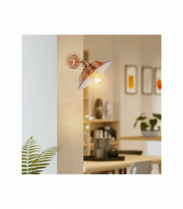 Vintage Industrial Rose Gold Retro Wall light Sturdy Metal Lamp Shade Lights Classic Style Electroplated Finish E27 lamp