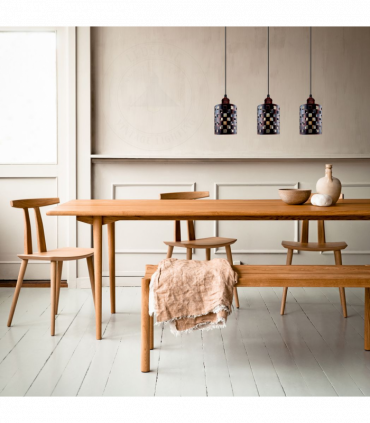 Vintage Industrial Rustic Red 3 Head Reactangle Base Pendant Cord E27 Metal Brushed Light Fitting Barel Cage Lamp Shade