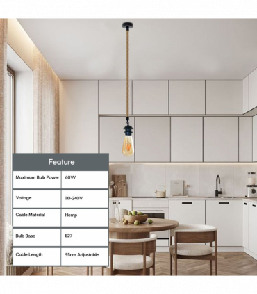 Vintage Pendant Light Fitting E27 for Ceiling Light,UK Holder Fitting Set