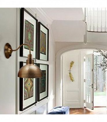 Vintage Retro Industrial Wall Light Shade Metal Lampshade Sconce Wall Lights UK