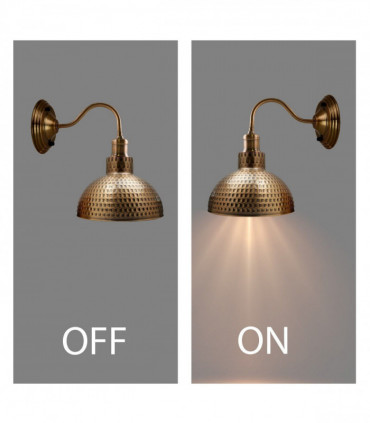 Vintage Retro Industrial Wall Light Shade Metal Lampshade Sconce Wall Lights UK