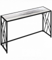 Vintage Sofa Table, Metal Frame Console Table for Hallway Living Room