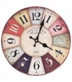 Vintage Wall Clock Colourful 30 cm