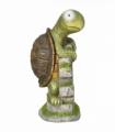 Vivid Tortoise Sculpture Garden�Statue with Solar LED Light Outdoor Ornament