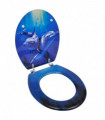 WC Toilet Seat MDF Lid Dolphins