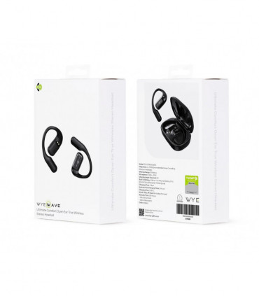 WYEWAVE Ultimate Comfort Open Ear True Wireless Stereo Headset - Black
