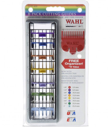 Wahl multi coloured comb set