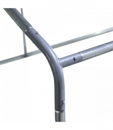 Walk In Chicken Run Galvanized Chicken Coop Hen House w/ Water-Resist Cover