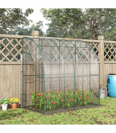 Walk-In Lean to Wall Tunnel Greenhouse