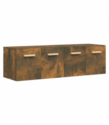 Wall Cabinets 2 pcs Smoked Oak 60x36.5x35 cm Engineered Wood