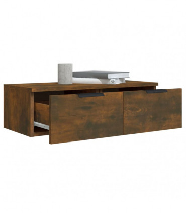 Wall Cabinets 2 pcs Smoked Oak 68x30x20 cm Engineered Wood