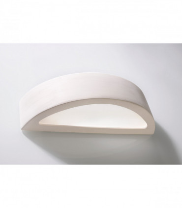 Wall Lamp Ceramic ATENA Simple Classic Design Paintable LED27