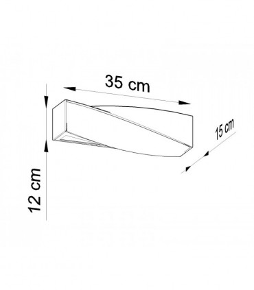 Wall Lamp Ceramic SIGMA MINI Simple Classic Design Paintable LED27