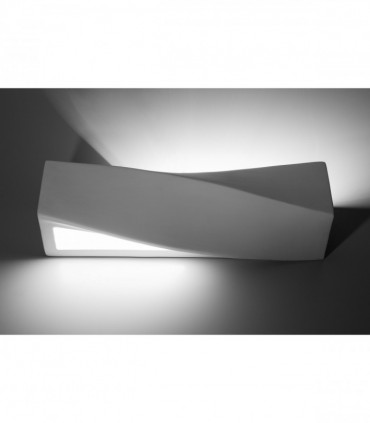 Wall Lamp Ceramic SIGMA Simple Classic Design Paintable LED27