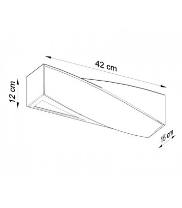 Wall Lamp Ceramic SIGMA Simple Classic Design Paintable LED27