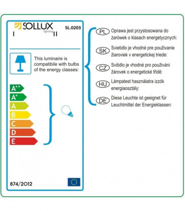 Wall Lamp LORETO White Up/Down Square Shape Modern Loft Design G9