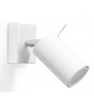 Wall Lamp RING White Rotating Tube Modern Loft Design GU10