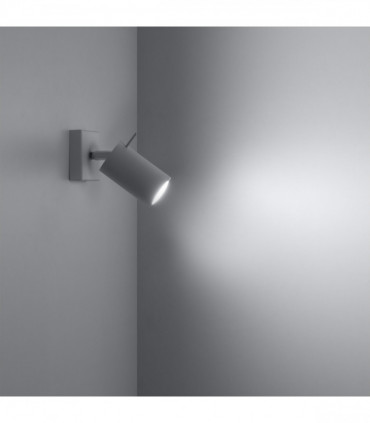 Wall Lamp RING White Rotating Tube Modern Loft Design GU10