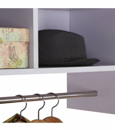 Wall Mounted Coat Hanger Hooks Rack Stand White