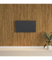 Wall Panels Wood Look Brown PVC 2.06 m�