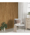 Wall Panels Wood Look Brown PVC 4.12 m�