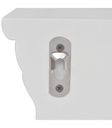 Wall Shelves Aaliyah 2 pcs White