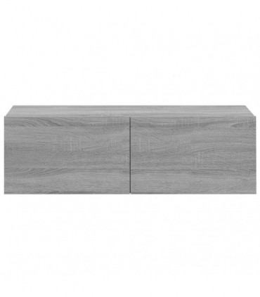 Wall TV Cabinets 4 pcs Grey Sonoma 100x30x30 cm