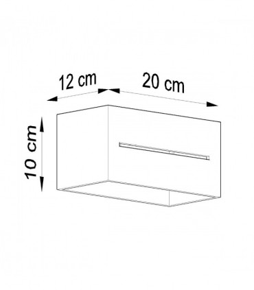 Wall lamp aluminum Lobo modern Design G9