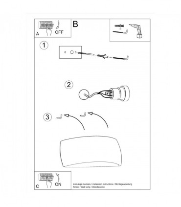 Wall lamp ceramics Pontius modern Design G9