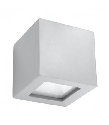 Wall lamp ceramics, glass Leo modern Design E27