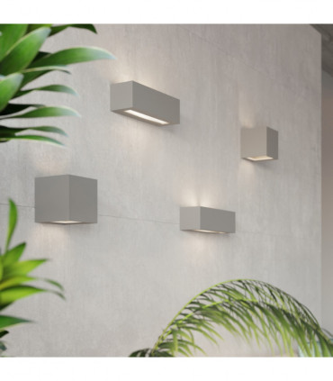 Wall lamp ceramics, glass Leo modern Design E27