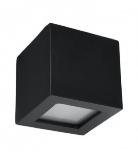 Wall lamp ceramics, glass Leo modern Design E27