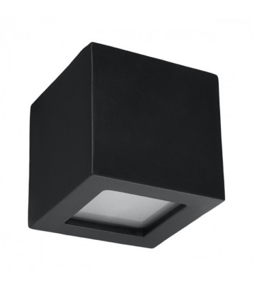 Wall lamp ceramics, glass Leo modern Design E27