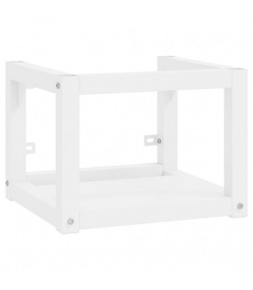 Wall-mounted Bathroom Washbasin Frame White 40x38x31 cm Iron