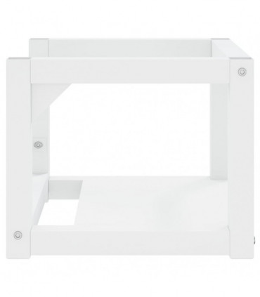 Wall-mounted Bathroom Washbasin Frame White 40x38x31 cm Iron