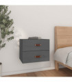 Wall-mounted Bedside Cabinet Grey 50x36x40 cm
