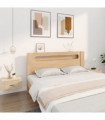 Wall-mounted Bedside Cabinets 2 pcs Sonoma Oak 50x36x25 cm