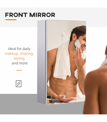 Wall-mounted mirror cabinet: contemporary design