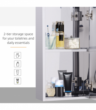 Wall-mounted mirror cabinet: contemporary design