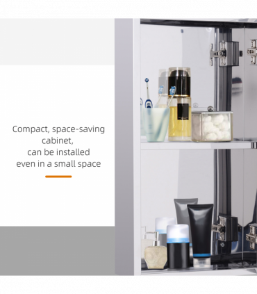 Wall-mounted mirror cabinet: contemporary design