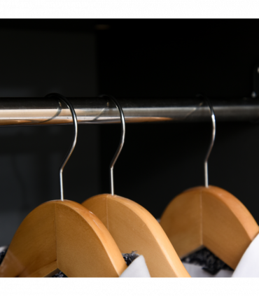 Wardrobe Cabinet Wood Grain 90x50x190cm-Grey/Oak