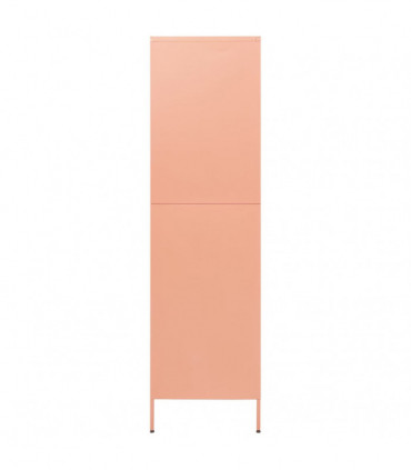 Wardrobe Pink 90x50x180 cm Steel