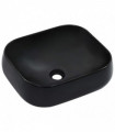 vidaXL Wash Basin 44.5x39.5x14.5 cm Ceramic Black
