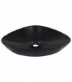 vidaXL Wash Basin 58.5x39x14 cm Ceramic Black